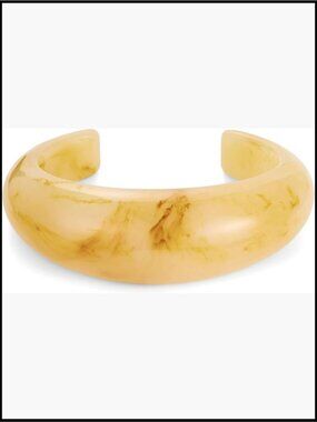 Chunky Acrylic Dome Cuff Bracelet Open Bangle Resin Jewelry
